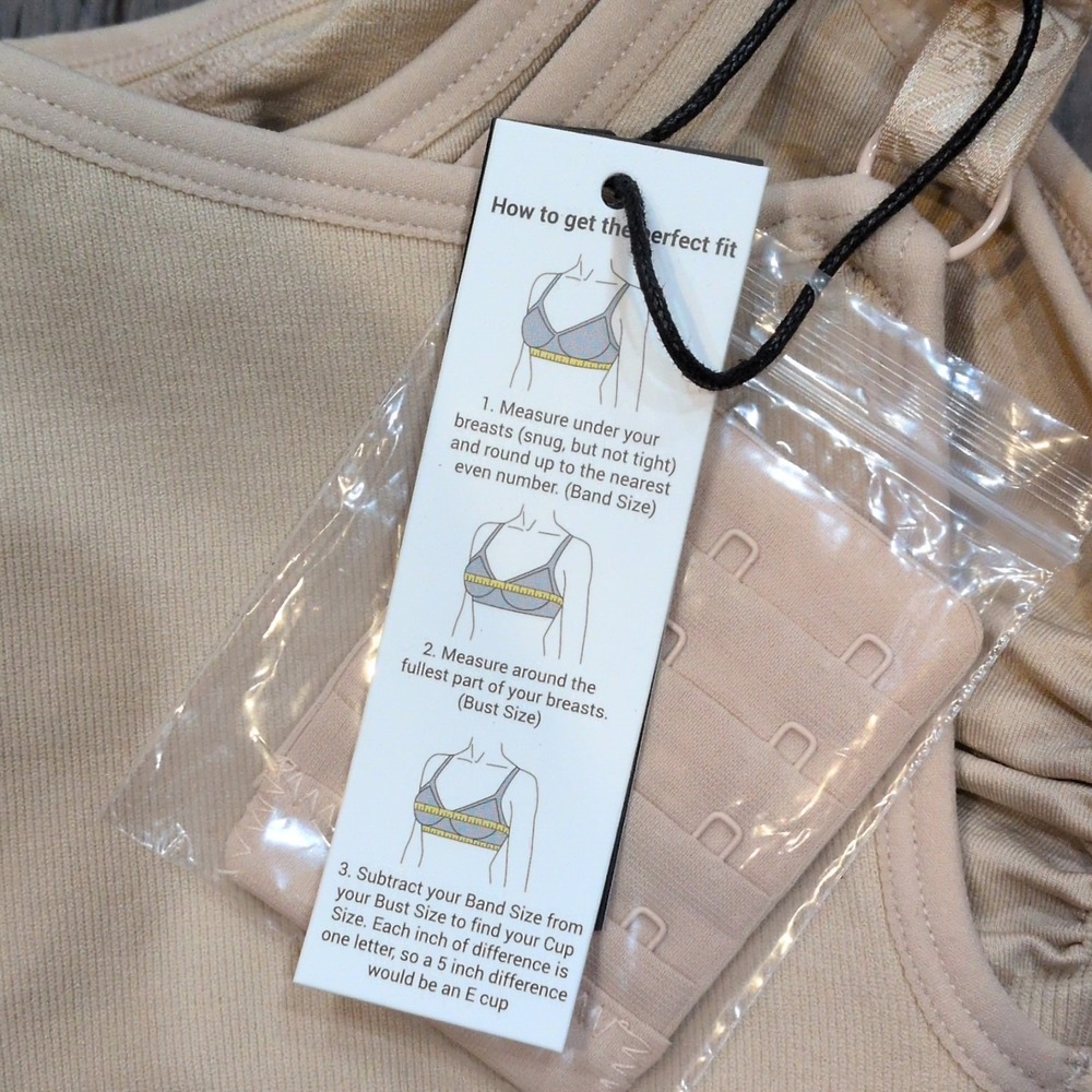 Kindred Bravely Bra Dual Purpose Pumping Nursing Size L Tan Extender Hands-Free - Picture 6 of 8